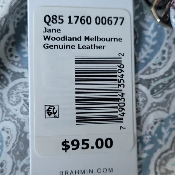 BRAHMIN bag and Wallet  , brand new with tags ,  Marlowe Woodland Melbourne - Picture 6 of 6